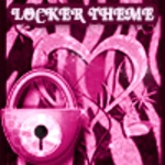 go locker pink zebra heart android application logo